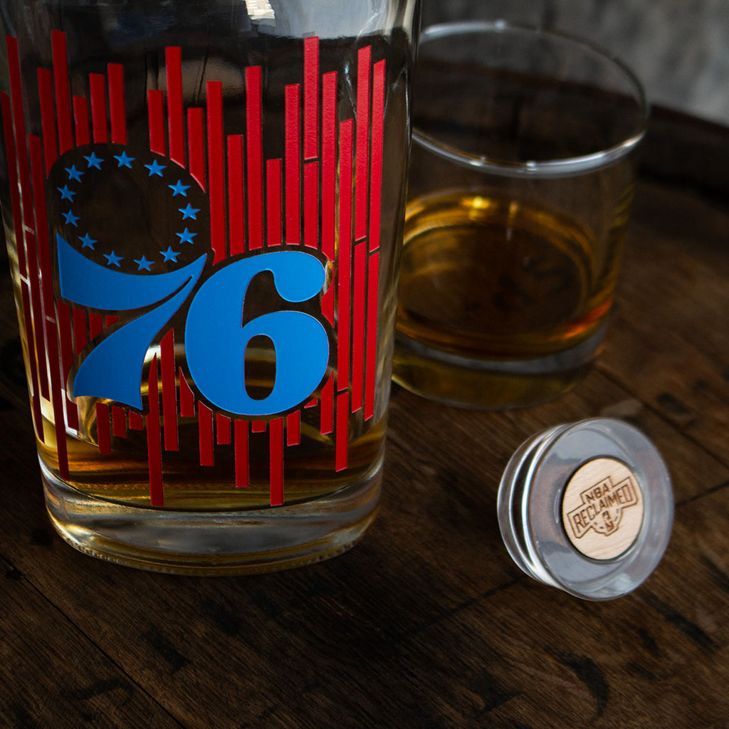Philadelphia 76ers Court Decanter