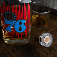 Philadelphia 76ers Court Decanter