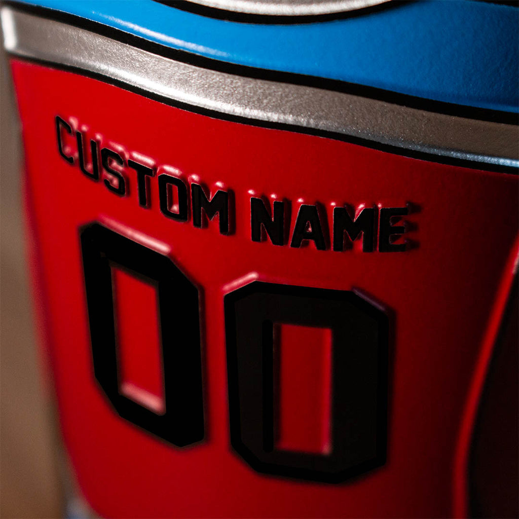 Colorado Avalanche Custom Jersey Etched Wine