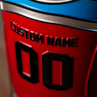 Colorado Avalanche Custom Jersey Etched Wine