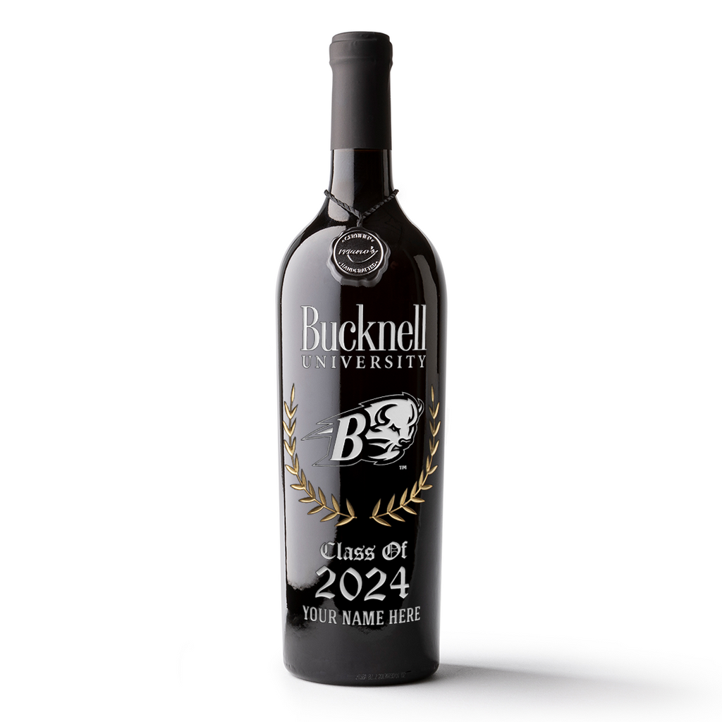 Bucknell University Custom Alumni Etched Wine