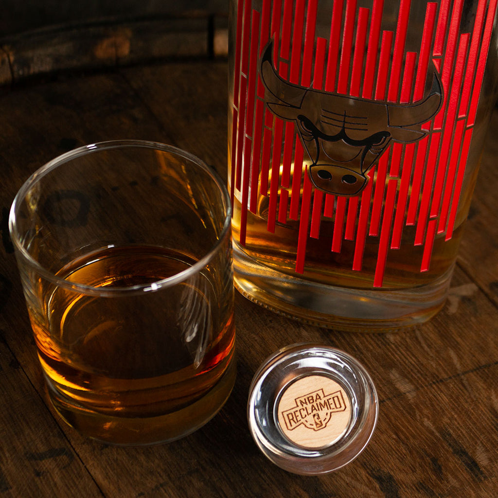 Chicago Bulls Court Spirits Court Decanter