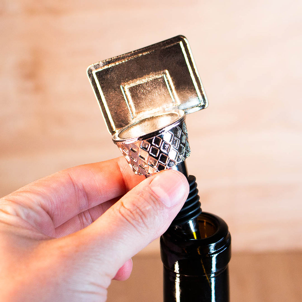 Basketball Hoop Wine Stopper