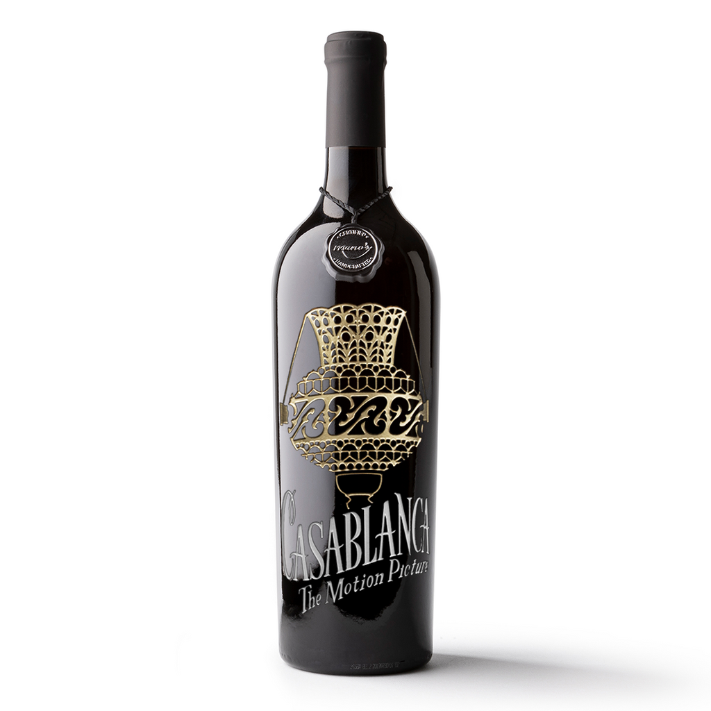 Casablanca Lamp Etched Wine
