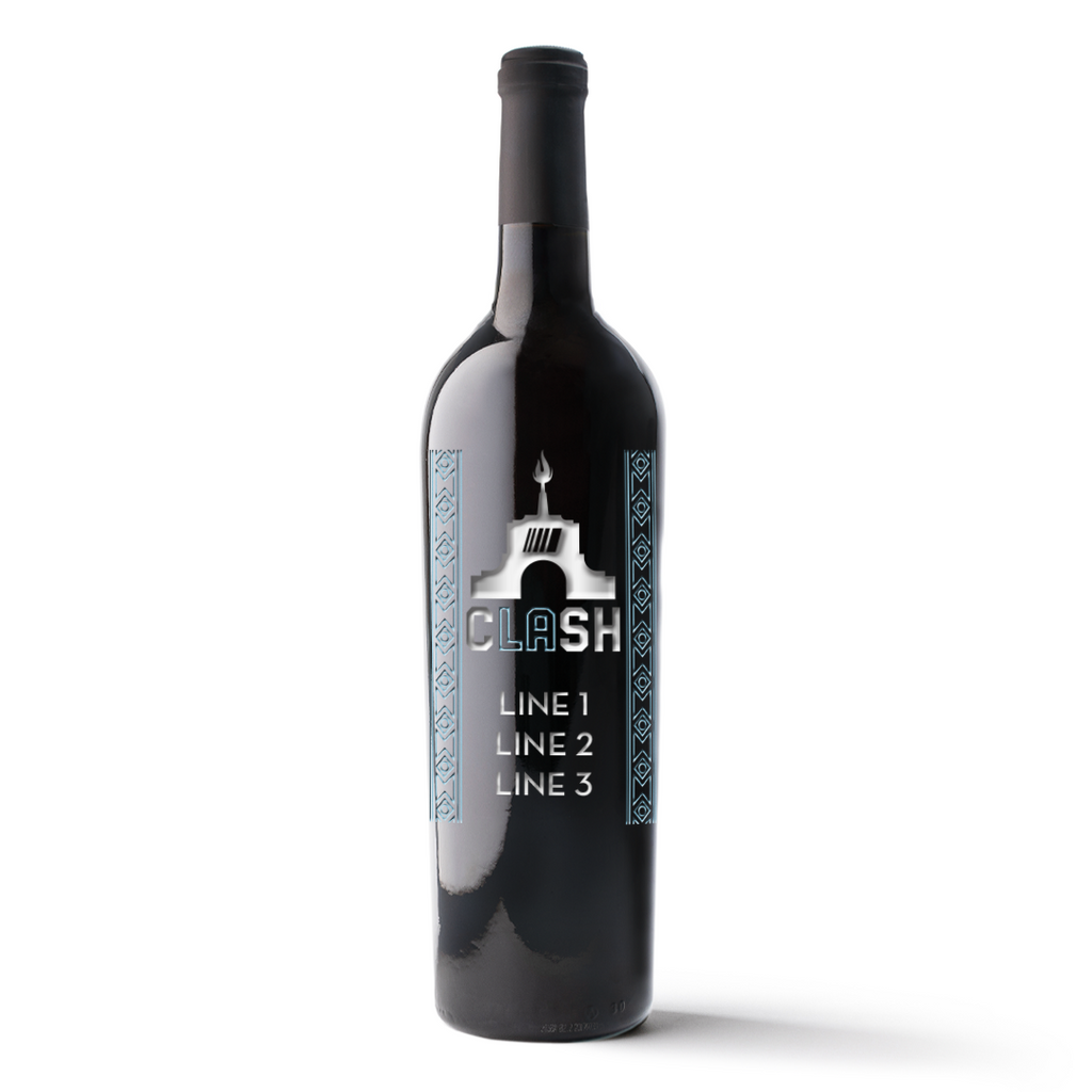 NASCAR 2024 Clash Custom Etched Wine Bottle