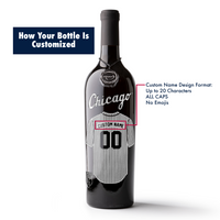 Chicago White Sox Custom Jersey Etched Wine