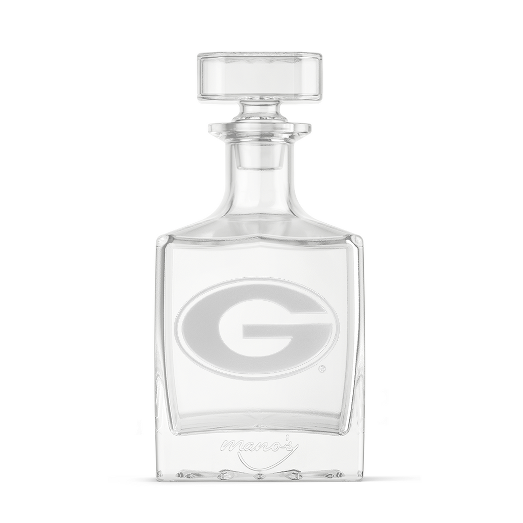University of Georgia 1L Crystal Glass Decanter