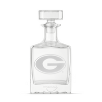 University of Georgia 1L Crystal Glass Decanter