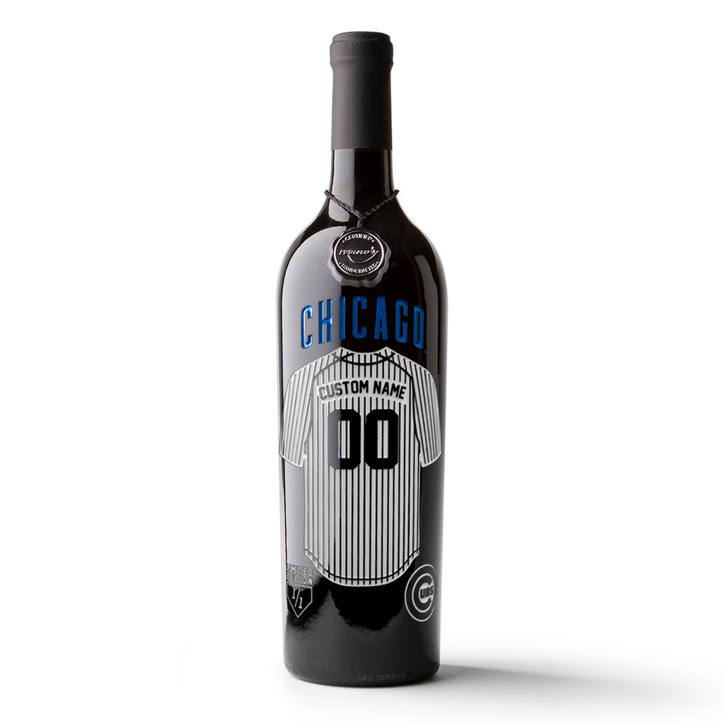 Chicago White Sox Custom Jersey Etched Wine