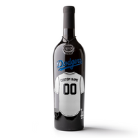 Los Angeles Dodgers Custom Jersey Etched Wine
