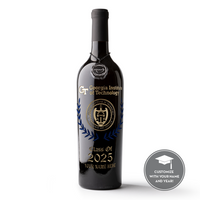 Georgia Tech Custom Alumni Etched Wine