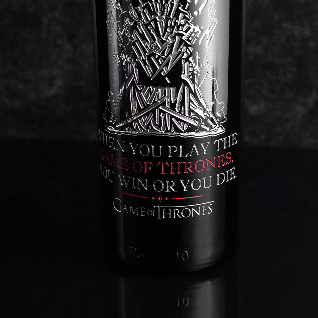 Game of Thrones Iron Throne Etched Wine