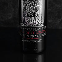 Game of Thrones Iron Throne Etched Wine