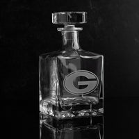 University of Georgia 1L Crystal Glass Decanter