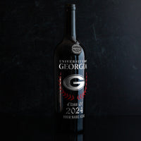 University of Georgia Custom Alumni Display Bottle