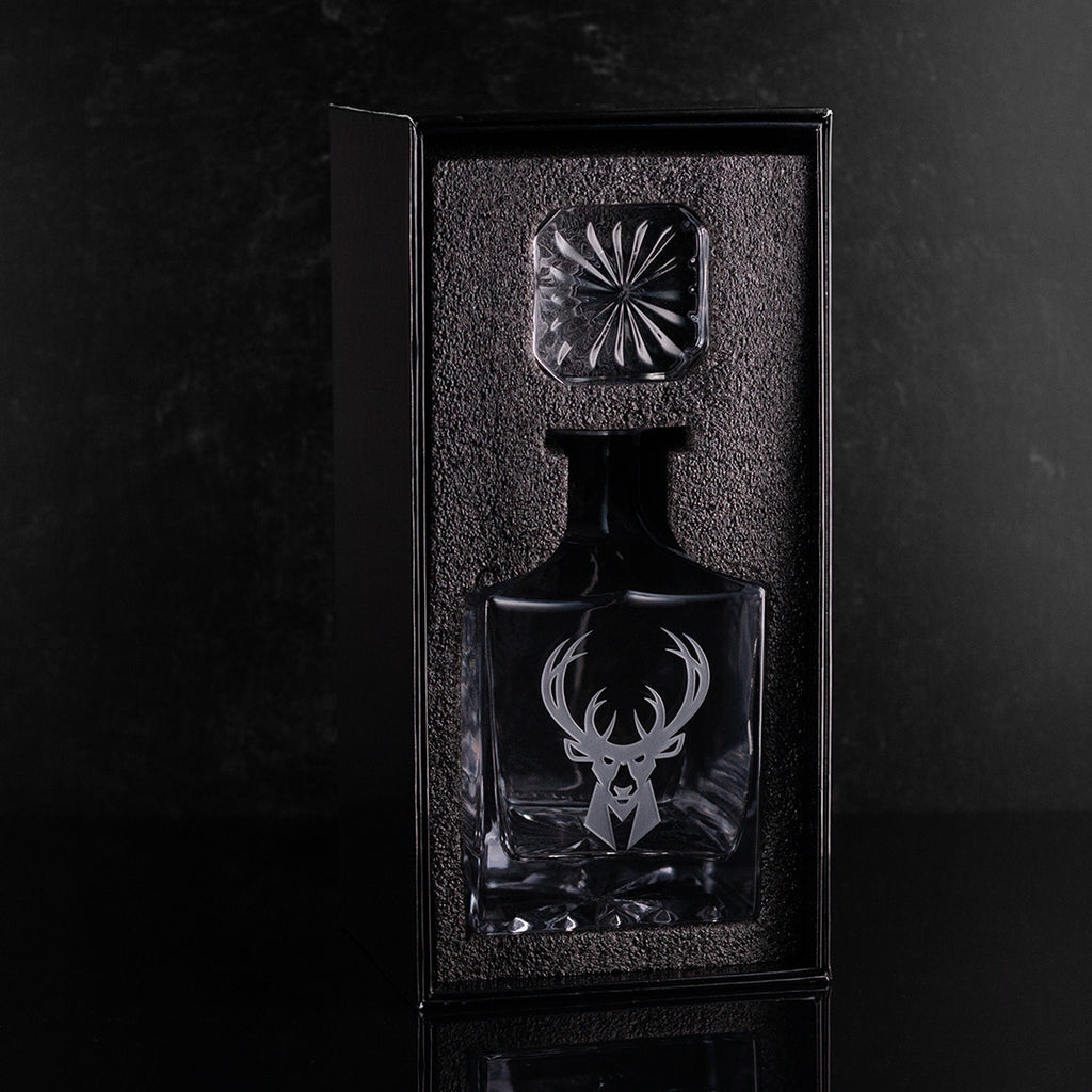 Milwaukee Bucks Square 1L Decanter