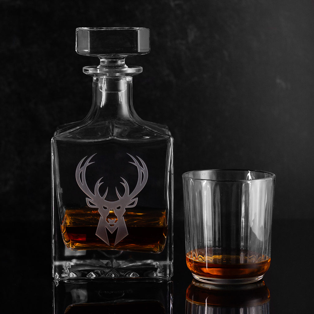 Milwaukee Bucks Square 1L Decanter