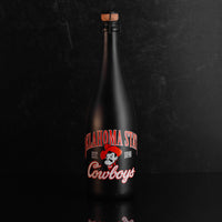 Oklahoma State University Cowboys Matte Black Bubbly