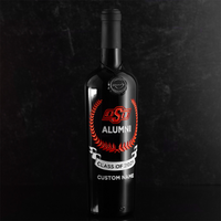 Oklahoma State Custom Alumni Association Etched Wine