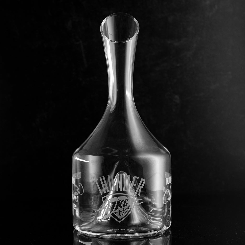 OKC Thunder 2025 Champions Wine Decanter