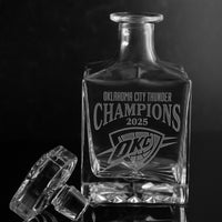 OKC Thunder 2025 Champions Square 1L Decanter