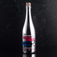 2025 Discovery Shark Week Poster Metallic Silver Bubbly