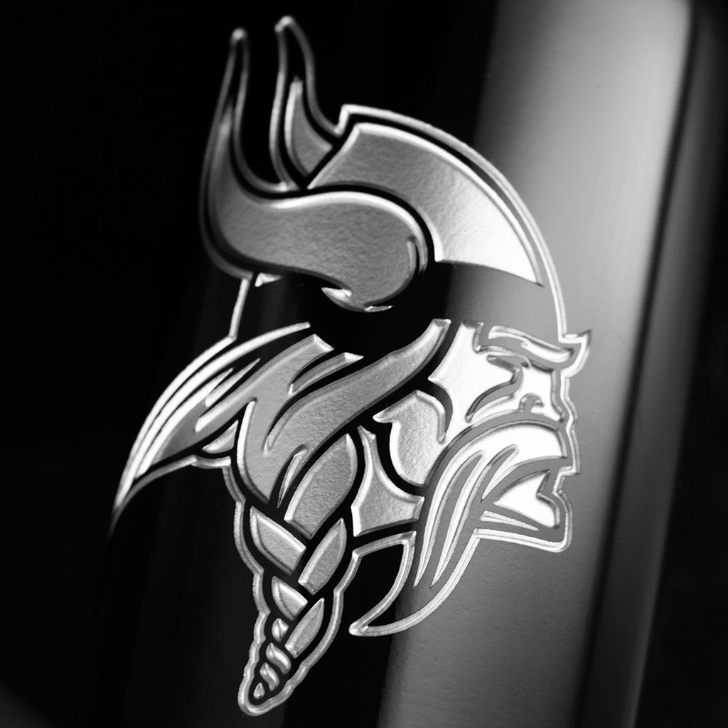 Vikings Custom Season Ticket Member Etched Wine