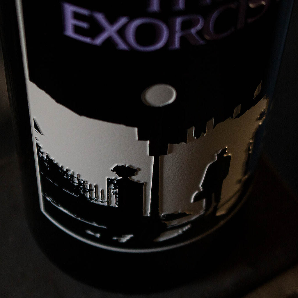 The Exorcist Poster Etched Wine