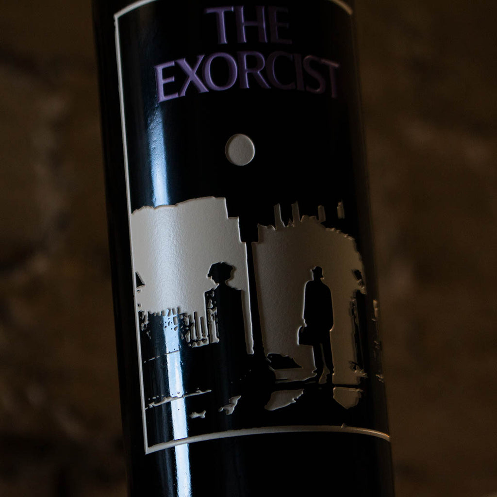 The Exorcist Poster Etched Wine