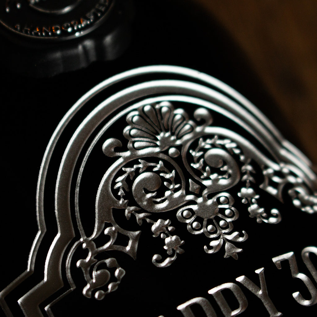 Anniversary Frame Custom Etched Wine Bottle