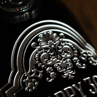 Anniversary Frame Custom Etched Wine Bottle