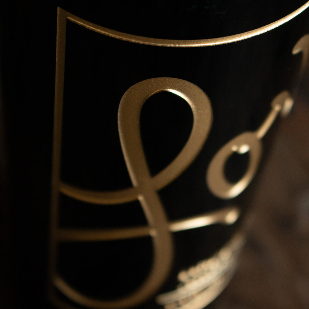 Love 50th Anniversary Custom Etched Wine Bottle