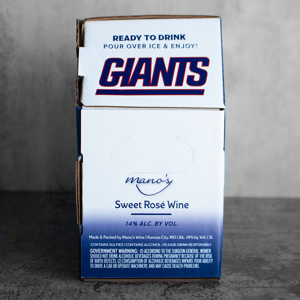 New York Giants Helmet Wine Box