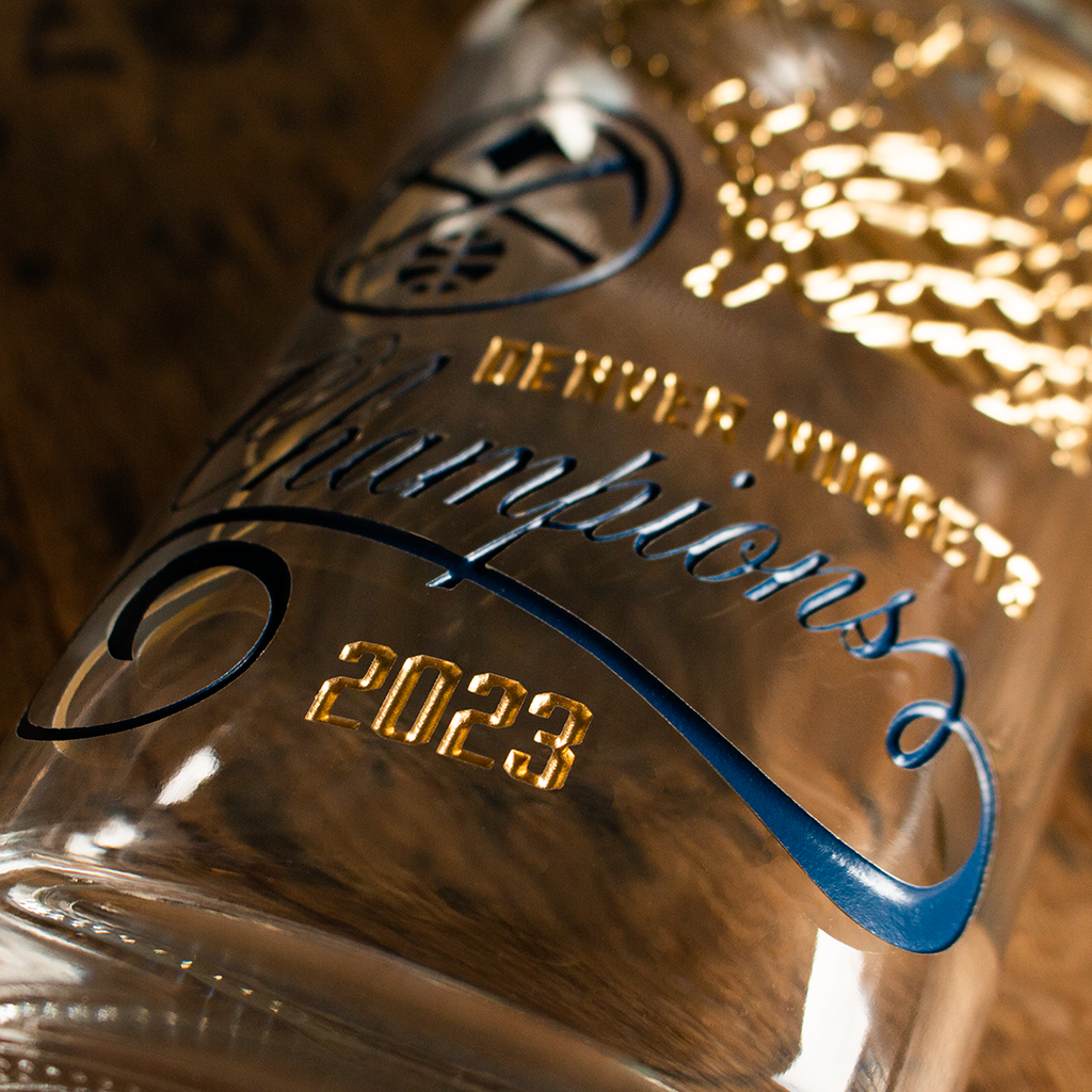 Denver Nuggets 2023 Champions Decanter