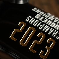 Denver Nuggets 2023 Champions Etched Wine