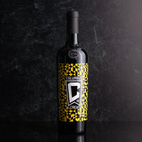 Columbus Crew Pattern Etched Wine