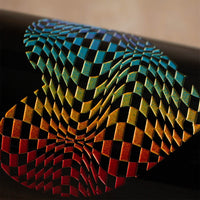 Pride Checkered Heart Custom Etched Wine