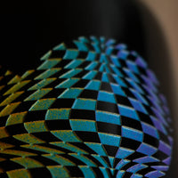 Pride Checkered Heart Custom Etched Wine