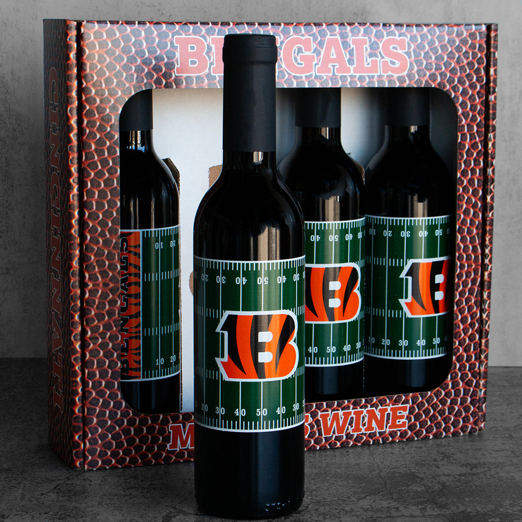 Cincinnati Bengals 375ml 4 Pack Gift Box