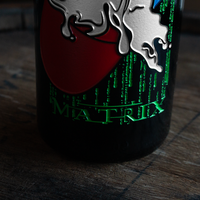 The Matrix Pill Etched Wine