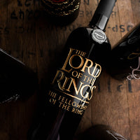 The Lord of the Rings Logo Etched Wine