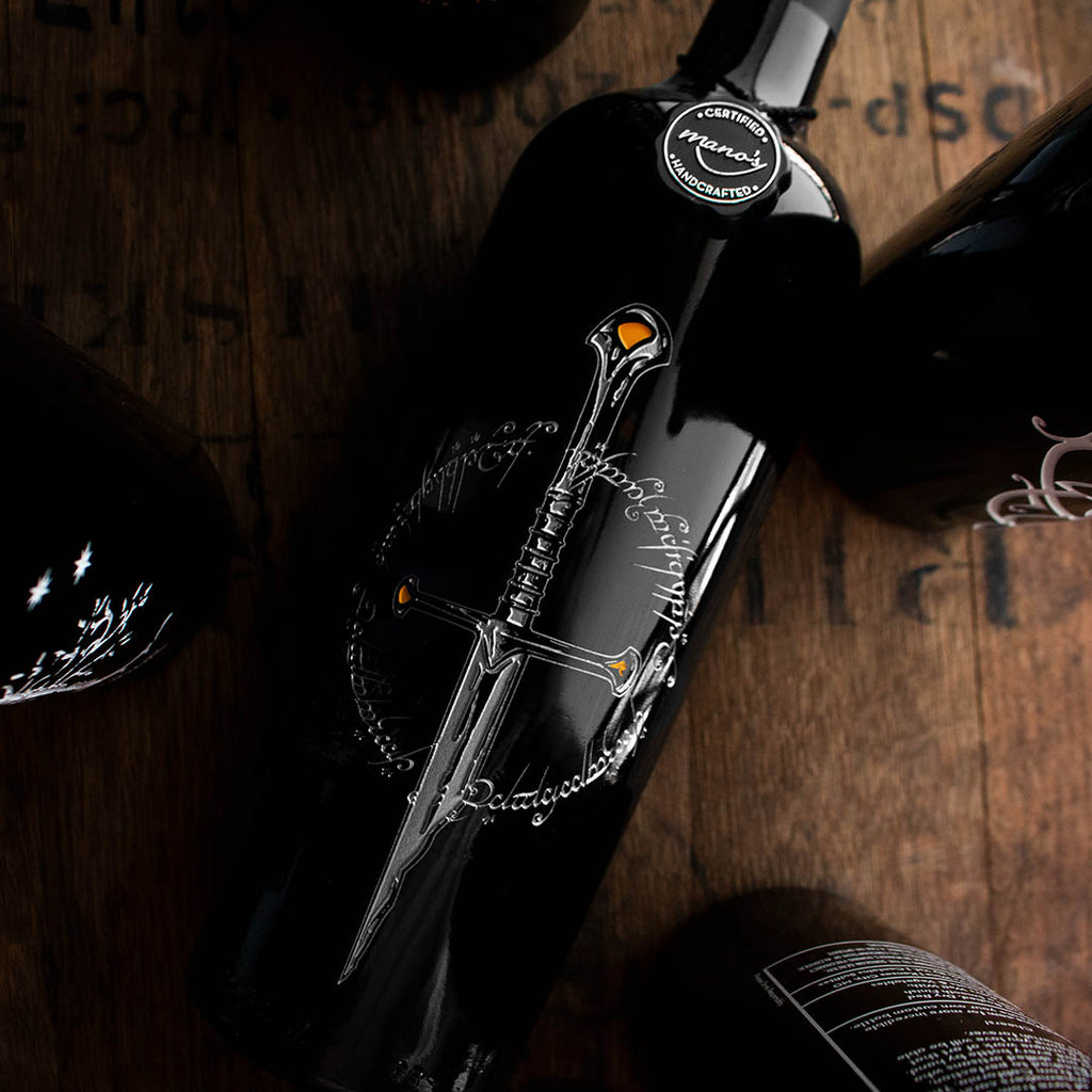 The Lord of the Rings Narsil Etched Wine