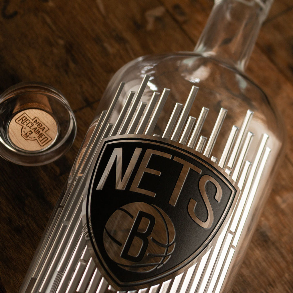 Brooklyn Nets Court Decanter