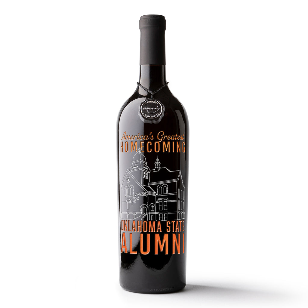 Oklahoma State University 2025 Limited Edition Homecoming Etched Wine
