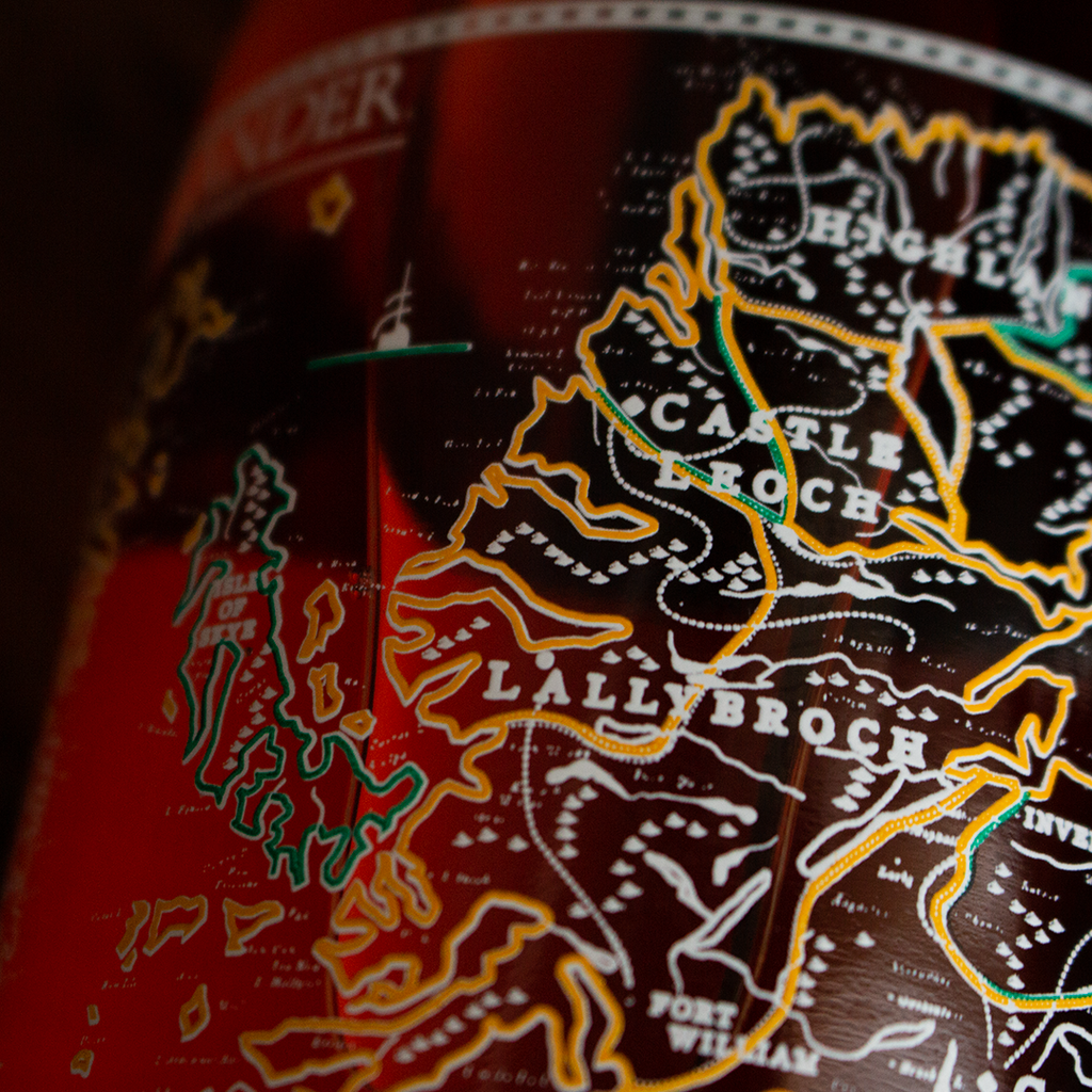 Outlander Map Sweet Rosé