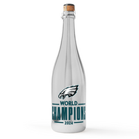 Eagles 2024 World Champions Metallic Silver Bubbly