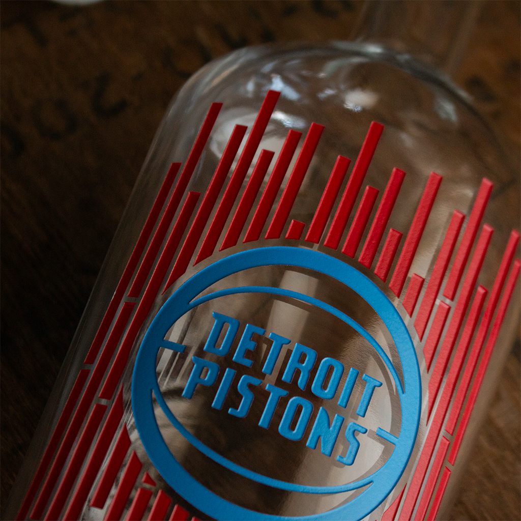 Detroit Pistons Court Decanter