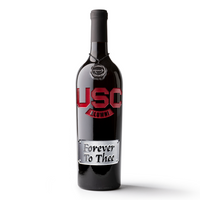 University of South Carolina Alumni Association Etched Wine