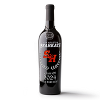 Sam Houston State University Custom Alumni Etched Wine