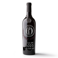 Troy University Custom Alumni Etched Wine